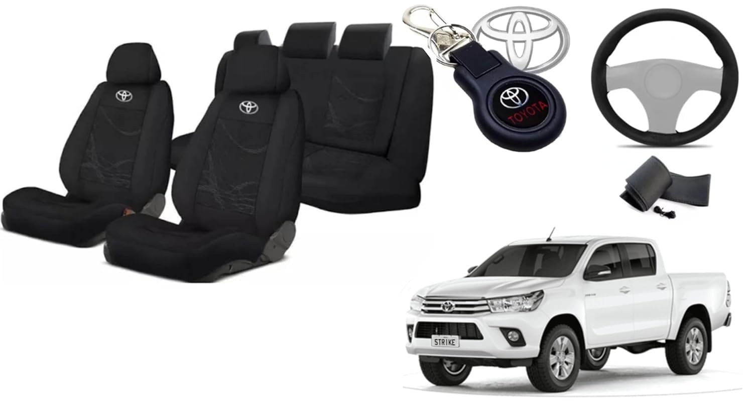 Capa Protetora de Banco para Toyota Hilux (2013-2016): Estilo e Segurança para Seu Veículo
