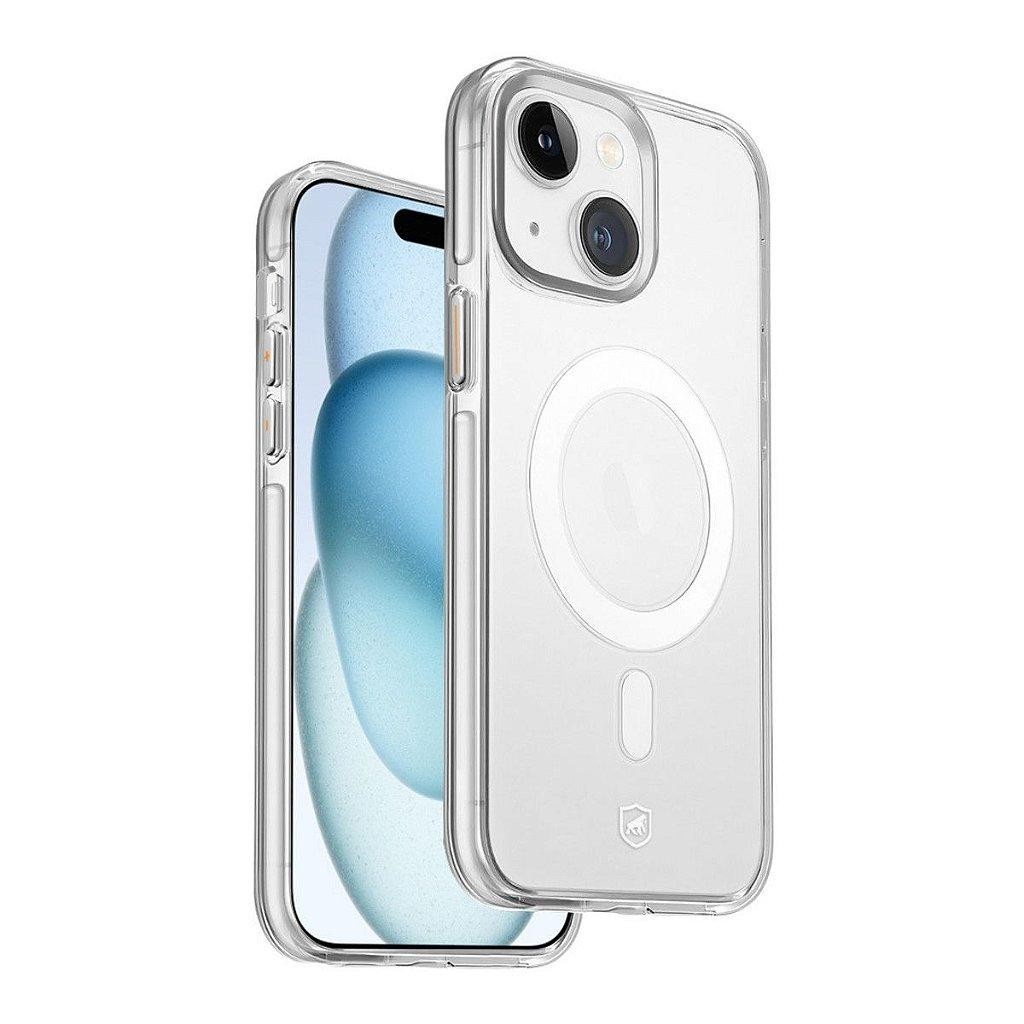 Capa Transparente iPhone 15 MagSafe Crystal Acrílico Gshield