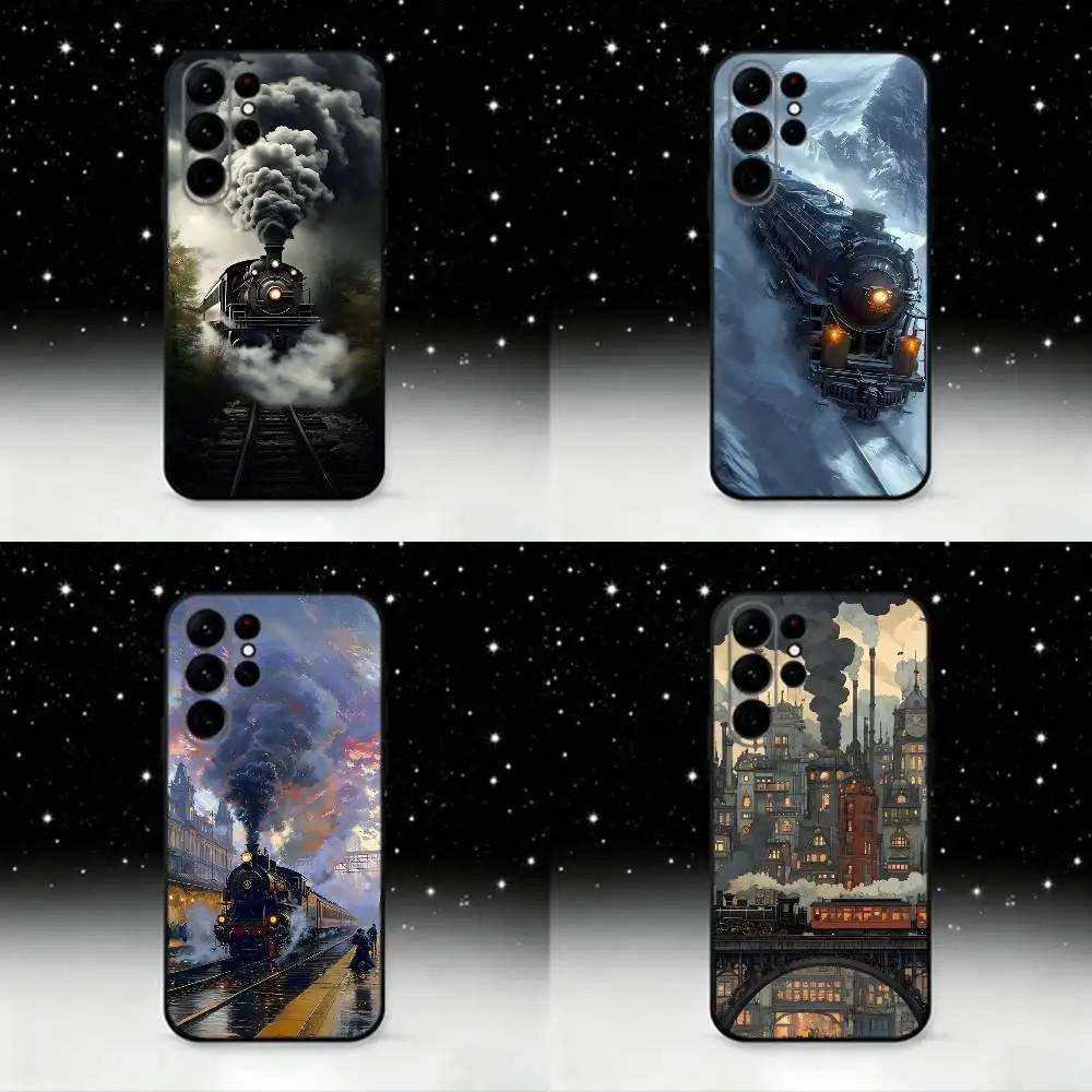 Capa Trem Clássico Samsung: Estilo e Proteção!