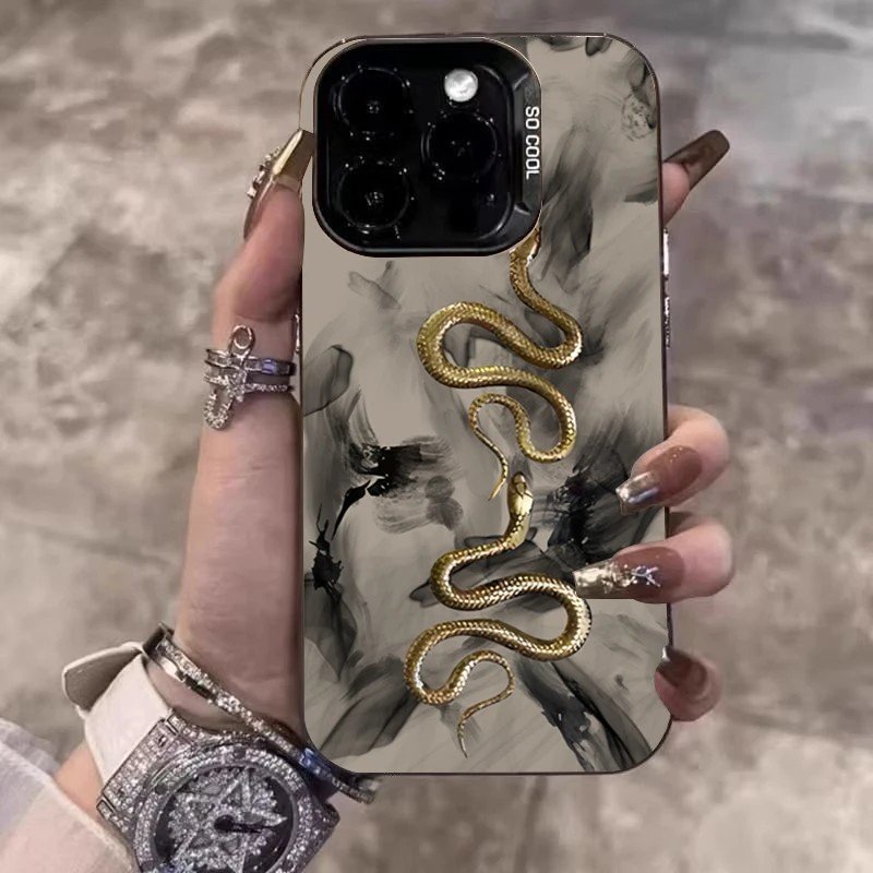Capa Xiaomi Cobra Dourada: Luxo e Proteção