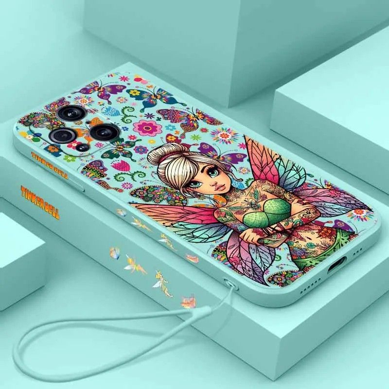 Capa Xiaomi Tinker Bell: Silicone Macio e Alça Líquida!