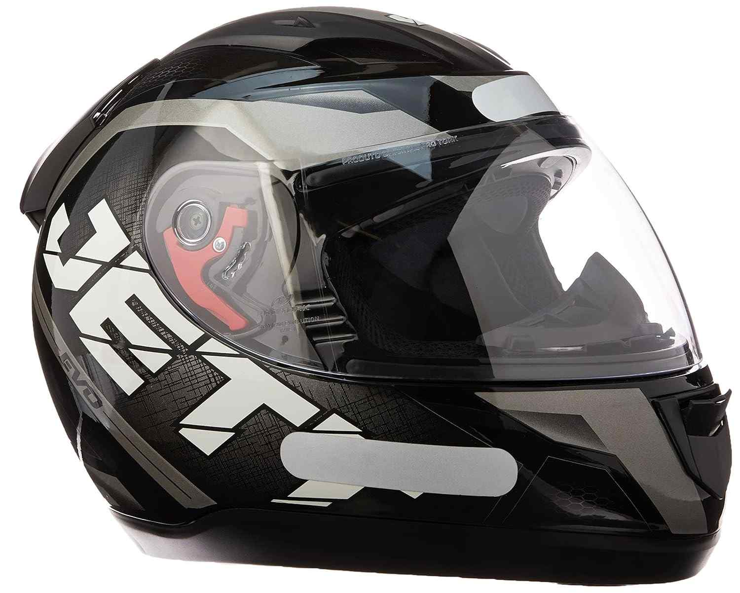 Capacete Fechado Pro Tork Jett Evo Line Brilhante Cinza - Segurança e Estilo para Sua Pilotagem (Tam. 62)