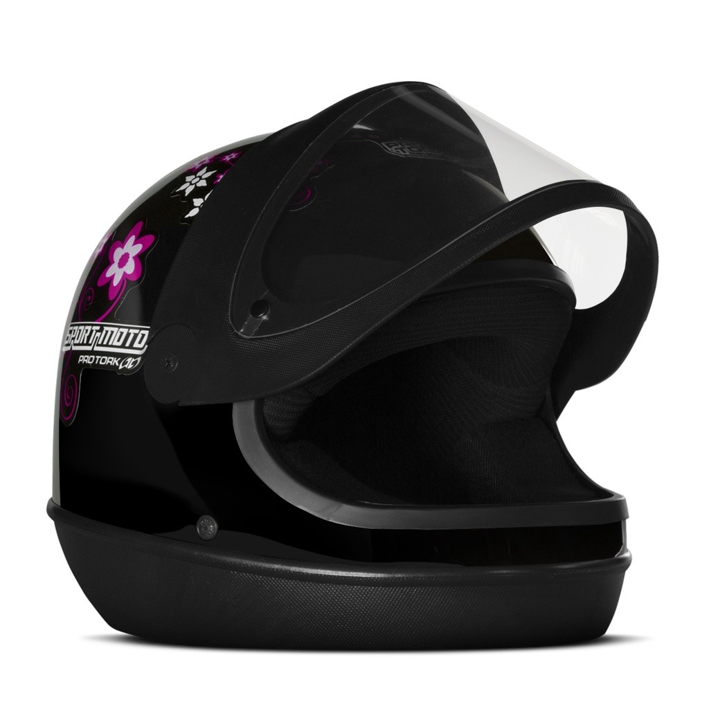 Capacete Moto Mulher Pro Tork: Segurança e Estilo!