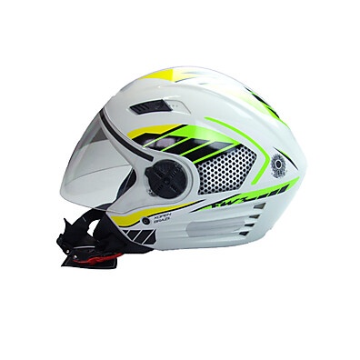 Capacete Moto X Open Branco FW3 - Segurança e Estilo