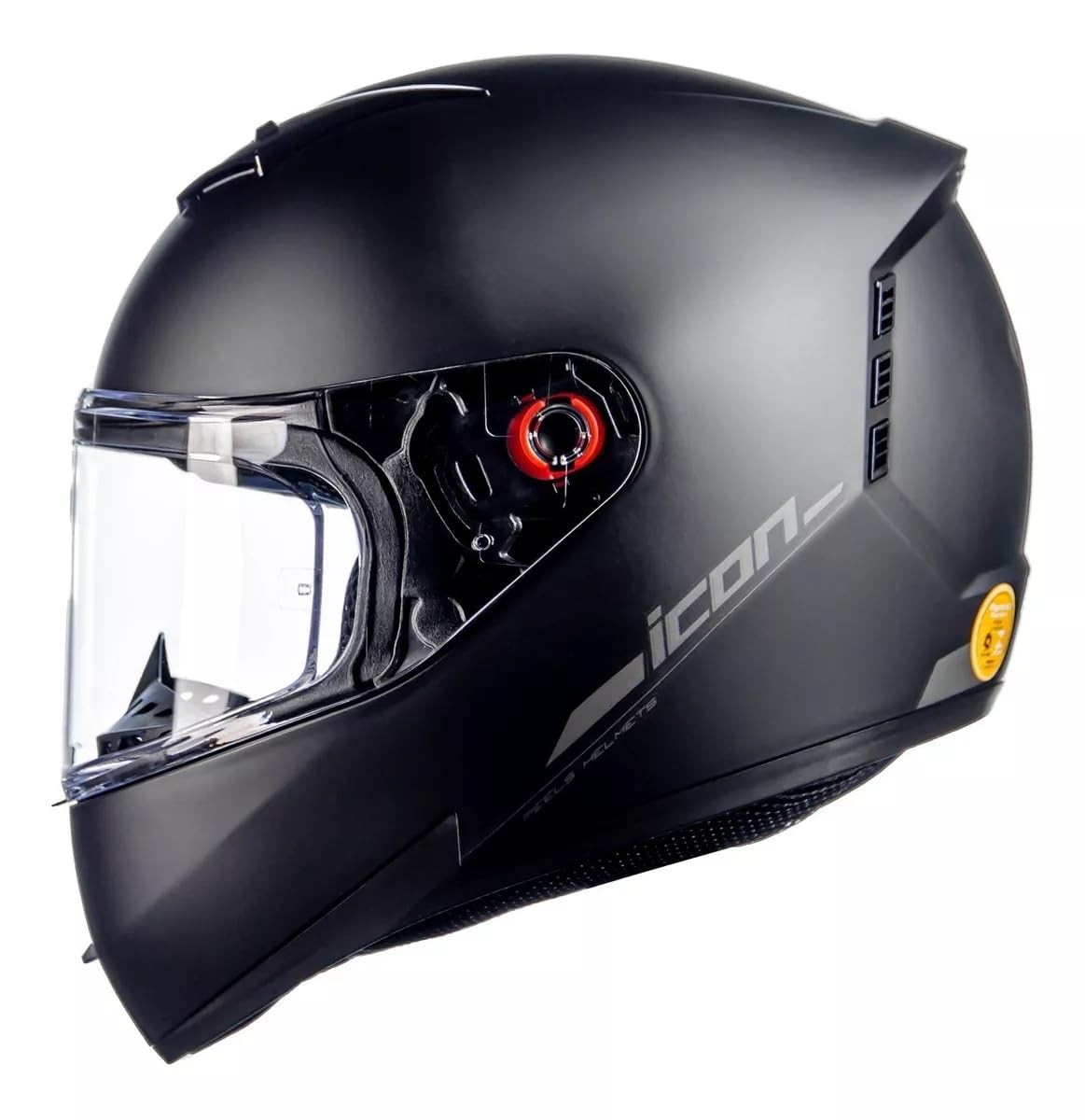 Capacete Peels Icon 23 Classic Preto Fosco/Grafite - Segurança e Estilo para Sua Moto