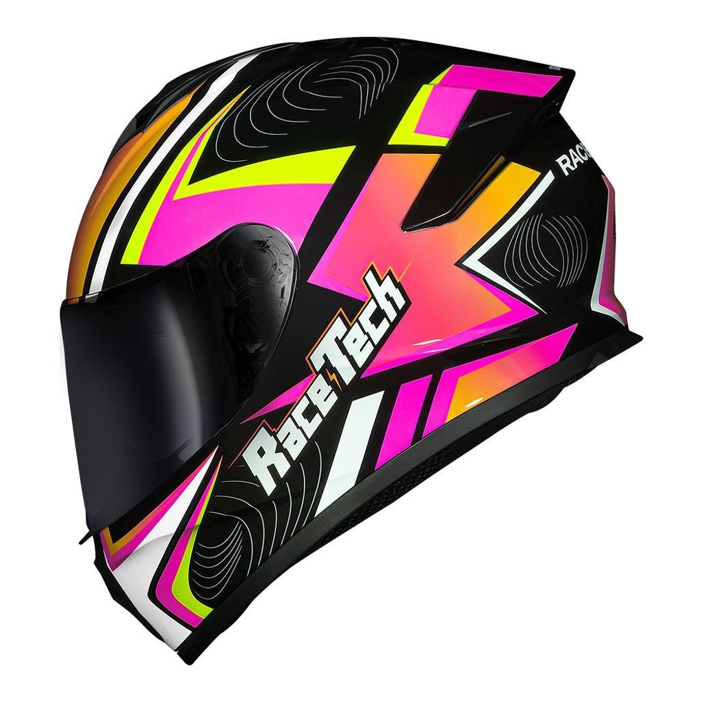 Capacete Race Tech Hit Draw Rosa: Segurança e Estilo