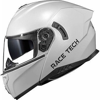 Capacete Race Tech Signal Monocolor Branco: Segurança e Estilo