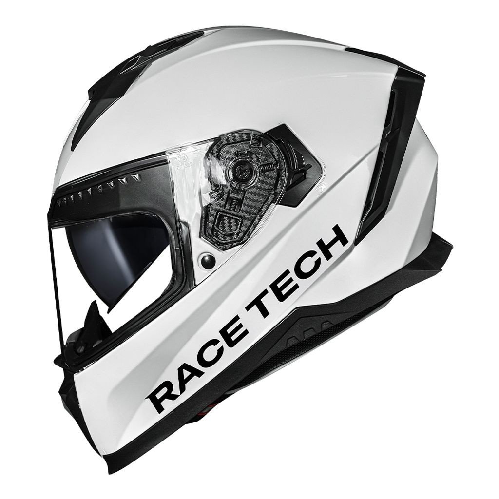 Capacete Race Tech Volt Branco: Conforto e Segurança