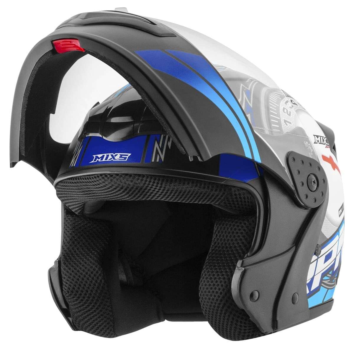 Capacete Moto Mixs Gladiator RPM Articulado Escamoteável Robocop Fosco - Segurança e Estilo