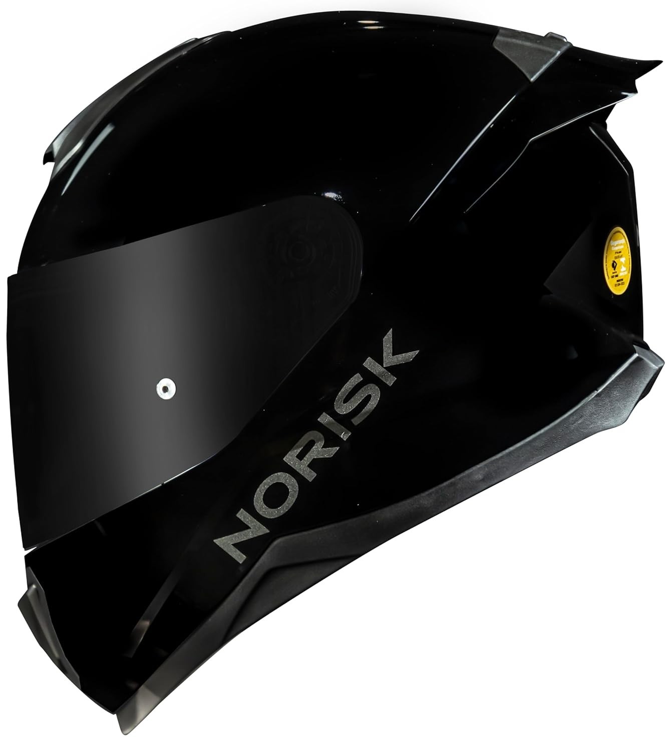 Capacete Norisk Razor Black Edition: Segurança, Estilo e Conforto com 2 Viseiras e Spoiler