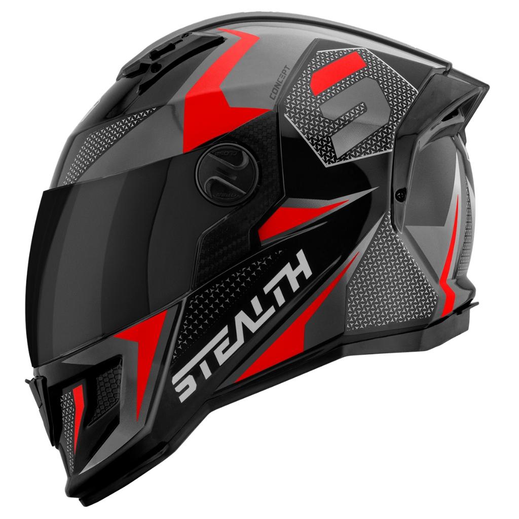 Capacete Stealth Concept: Segurança e Estilo!
