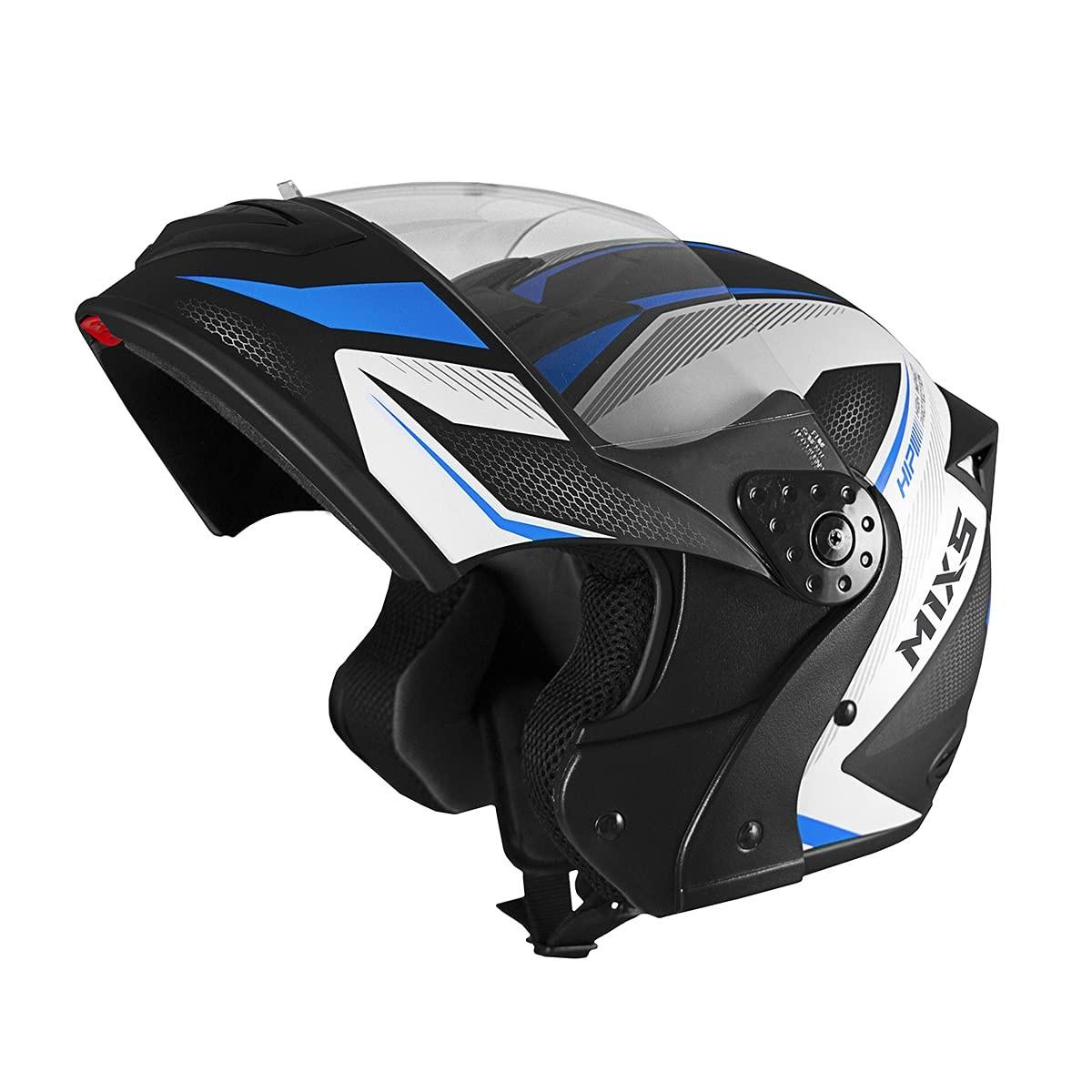 Capacete Escamoteável MIXS Gladiator Neo 60 Azul: Segurança e Estilo para Sua Pilotagem