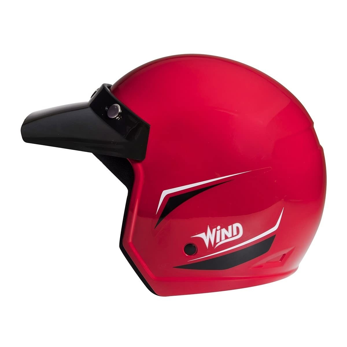 Capacete Wind Tecno Vermelho/Preto: Segurança e Estilo para suas Aventuras