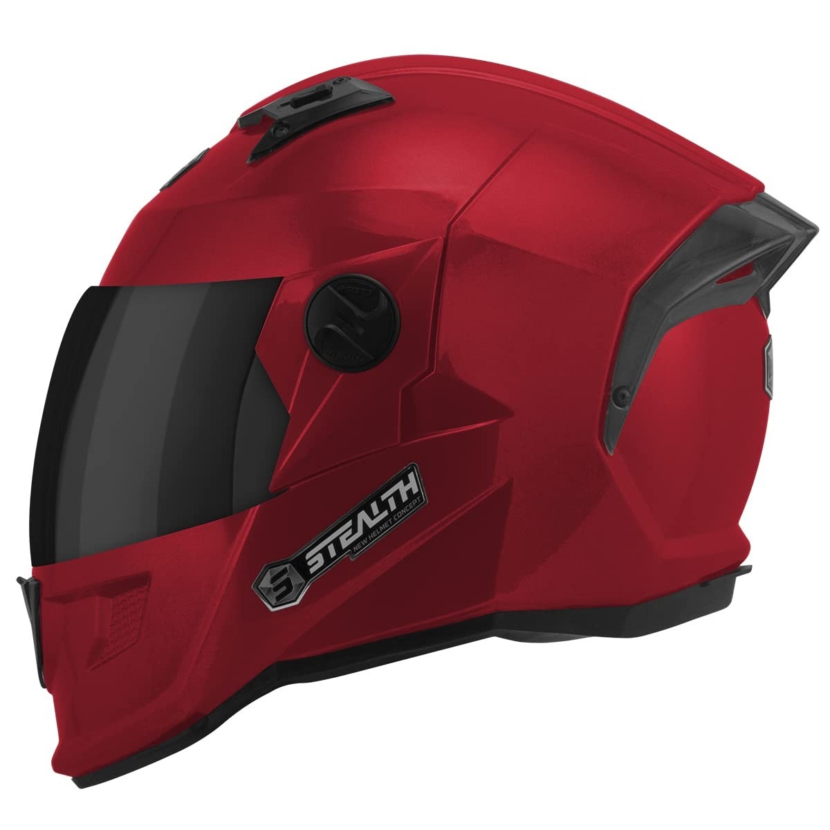 Capacete Fechado Pro Tork Stealth Solid Vermelho Pimenta - Segurança e Estilo para Sua Pilotagem