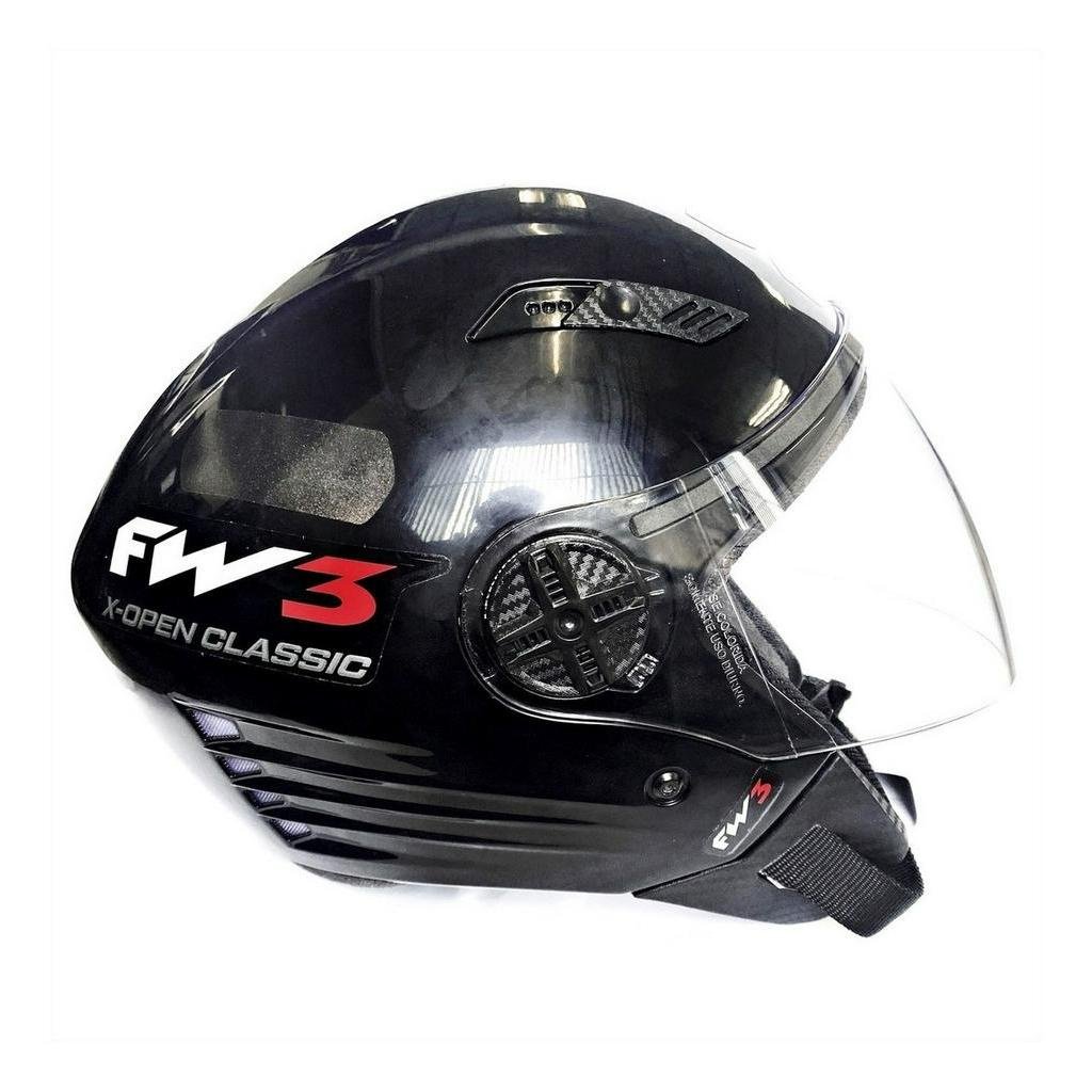 Capacete X Open Classic FW3: Estilo e Segurança