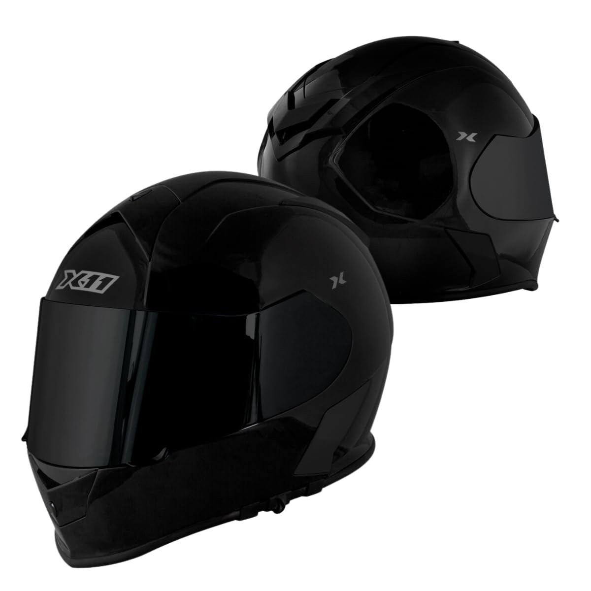 Capacete X11 Revo Pro All Black: Segurança e Estilo para Motociclistas