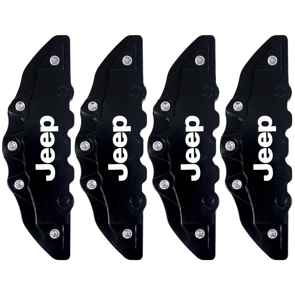 Kit 4 Capas Pinça de Freio Jeep - Design Esportivo PRETO