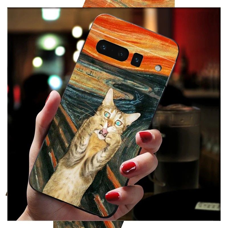 Capas Pixel: Gatos e Cães Scream – Estilo e Proteção!