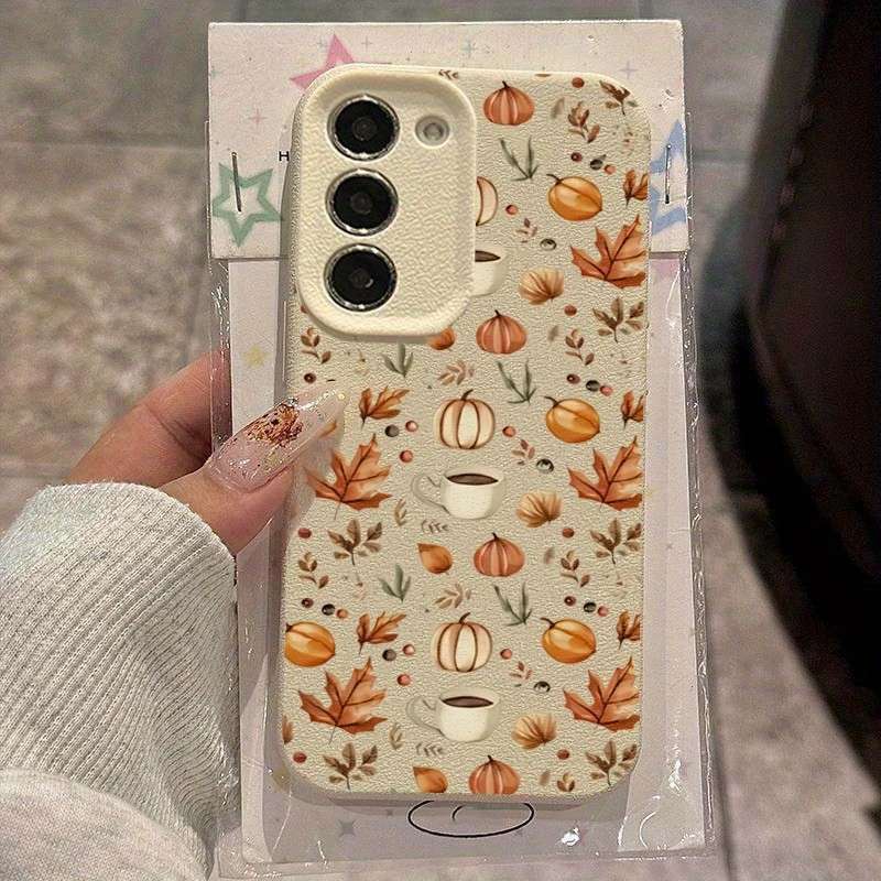 Capinha Abóbora e Café: Estilo para seu Samsung!