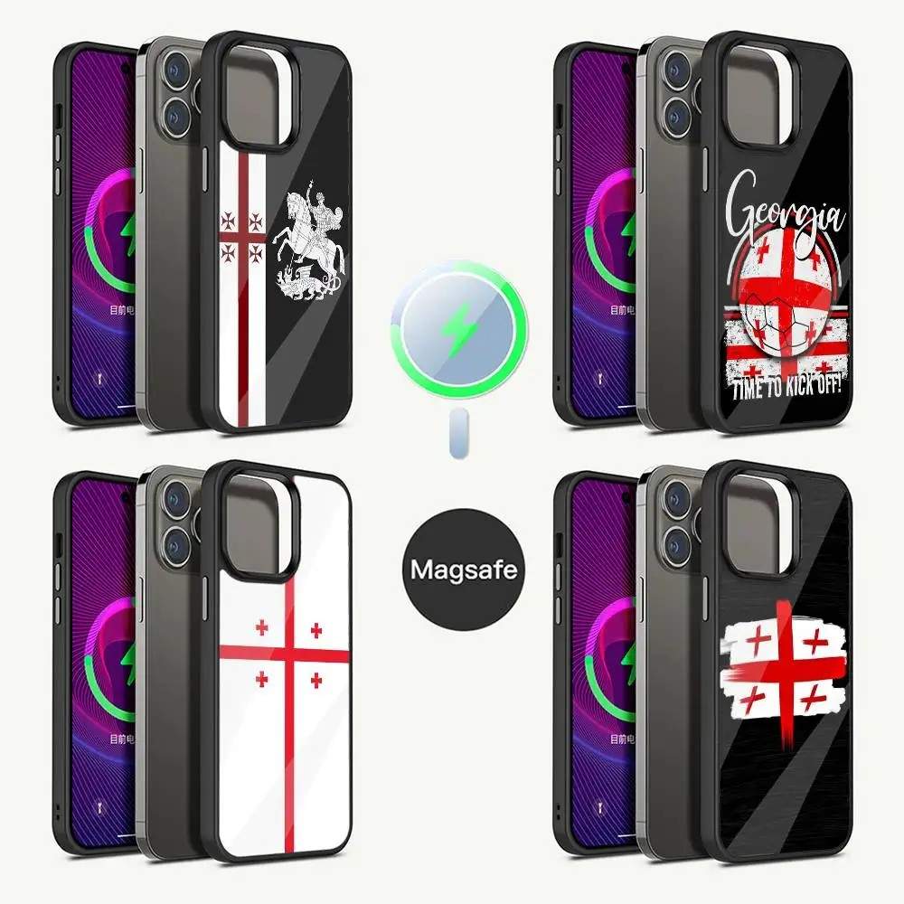 Capinha Bandeira da Geórgia para iPhone