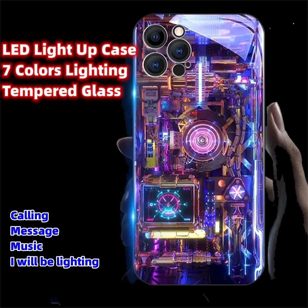 Capinha Celular com LED: Estilo e Proteção!