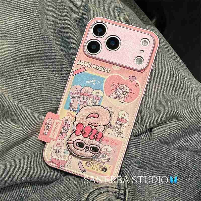 Capinha Coelho Rosa iPhone: Fofa e Proteção Total!