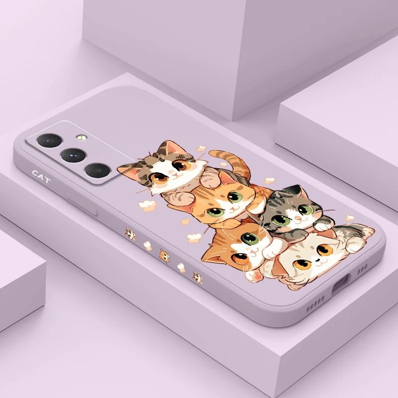 Capinha de Celular Gatinho Fofo para Samsung
