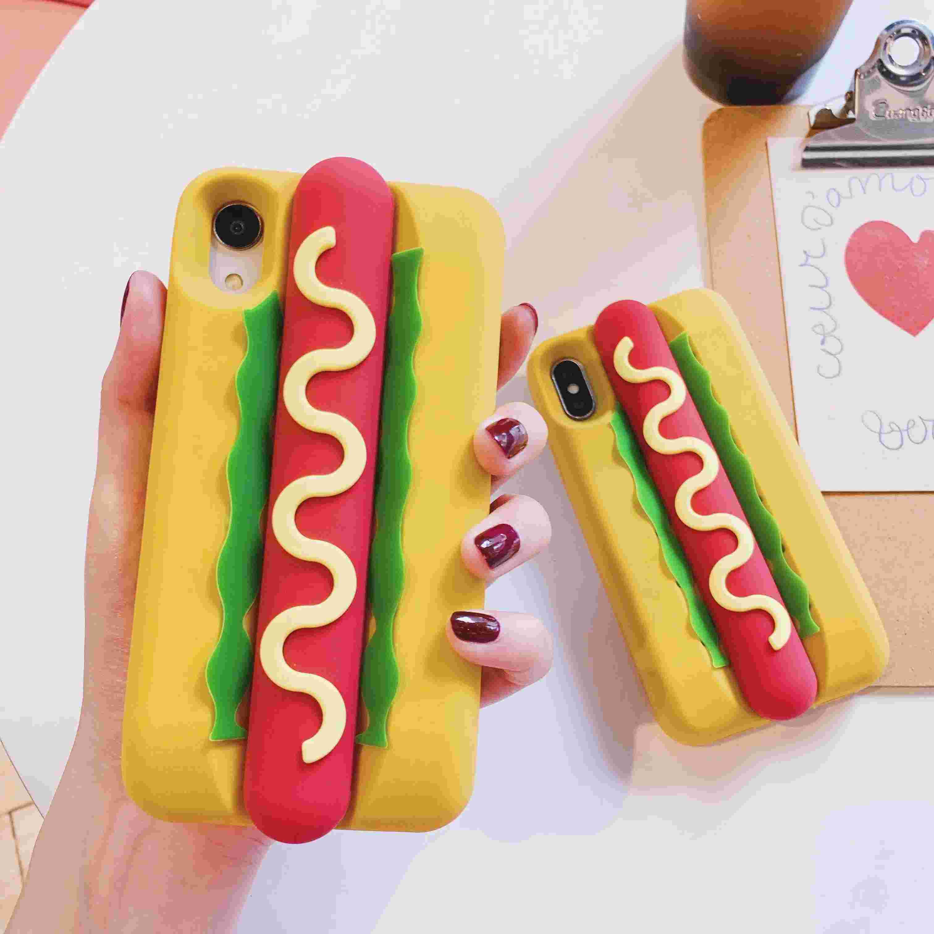 Capinha de Celular Hot Dog 🌭: Fofura e Proteção!
