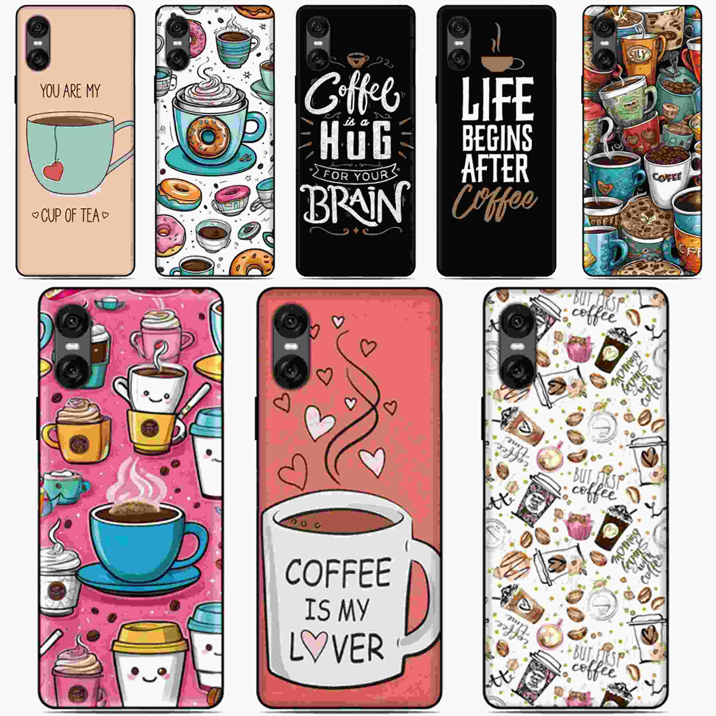 Capinha de Celular Xiaomi: Design Comic e Café ☕