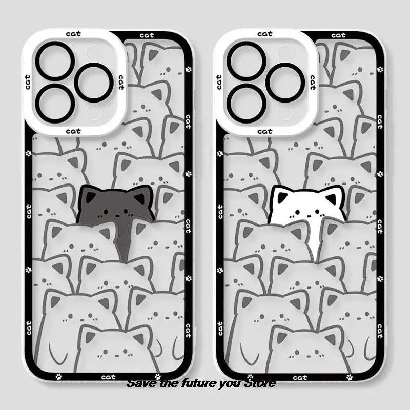 Capinha de Gato Fofa para iPhone