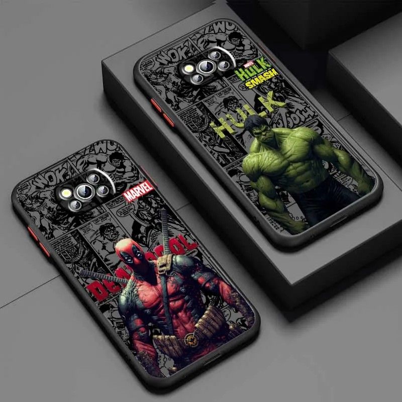 Capinha Deadpool Hulk Xiaomi Poco