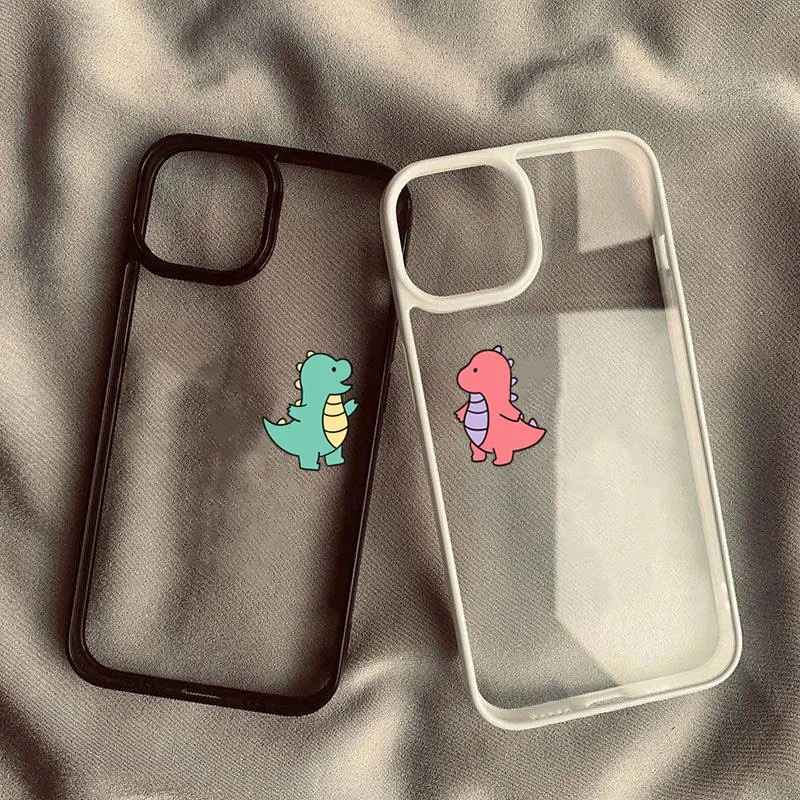 Capinha Dinossauros Casal iPhone