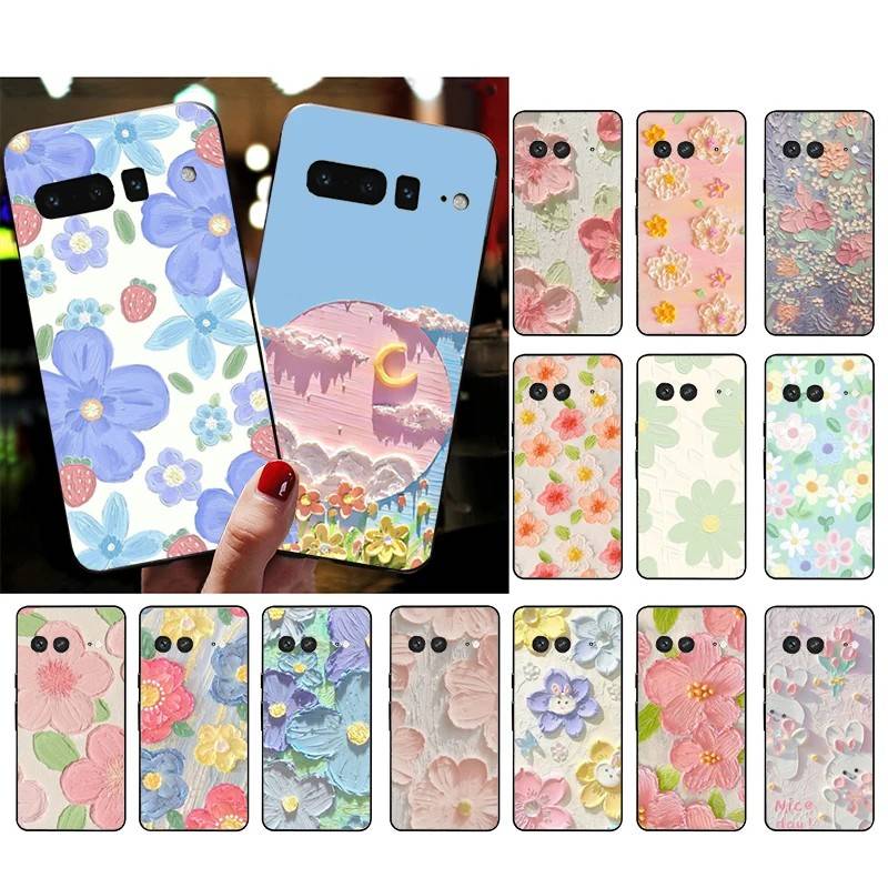Capinha Floral Pixel: Estilo e Proteção!