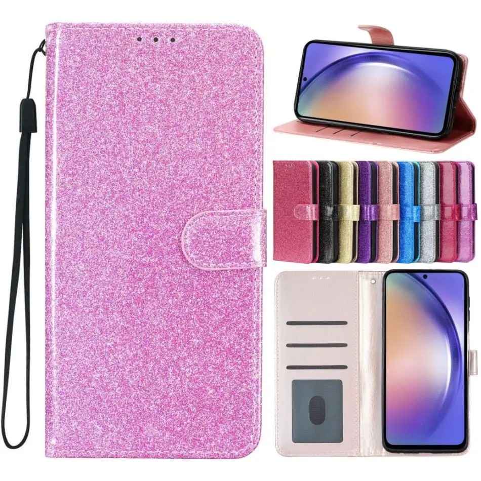 Capinha Huawei: Glitter, Carteira e Proteção!