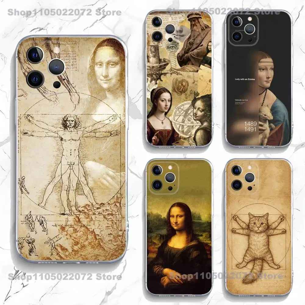 Capinha iPhone: Arte de Da Vinci 🎨