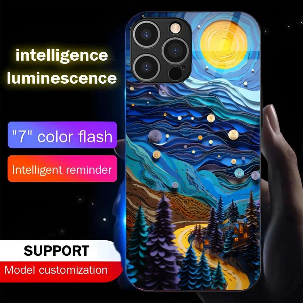 Capinha iPhone com Luz LED: Design Único!