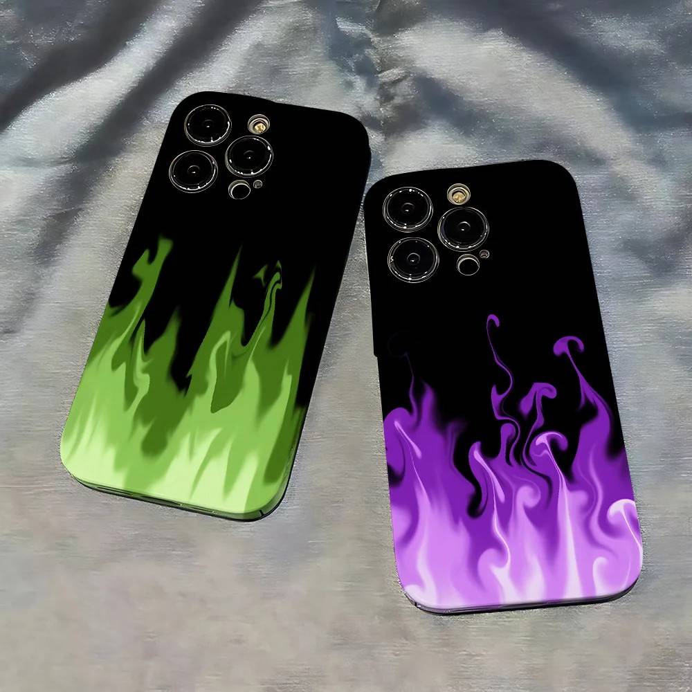Capinha iPhone com Proteção de Lente – Design Flame 🔥