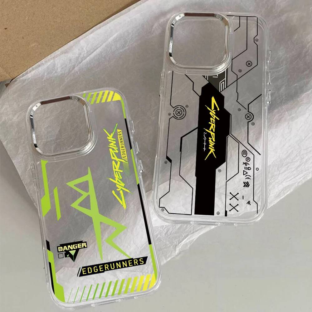 Capinha iPhone: Estilo Cyberpunk e Proteção!