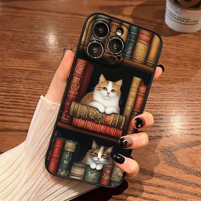 Capinha iPhone Gatinho Vintage