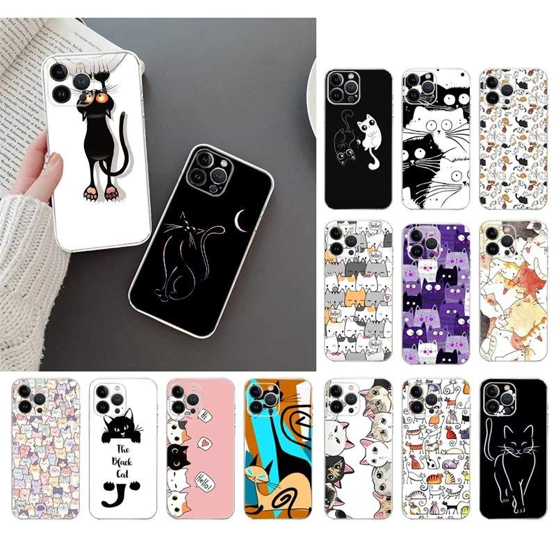 Capinha iPhone Gato Preto: Fofa e Protetora!