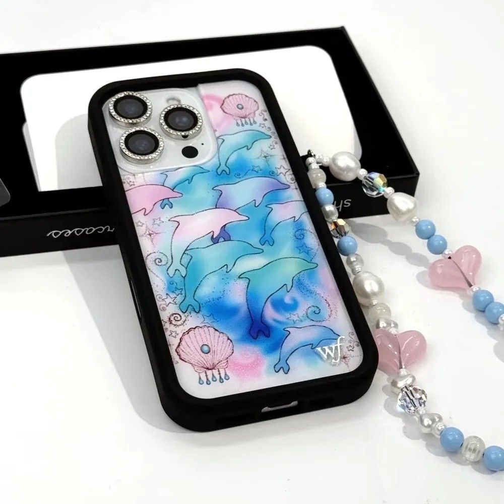Capinha iPhone: Golfinhos, Flores e Estrelas!