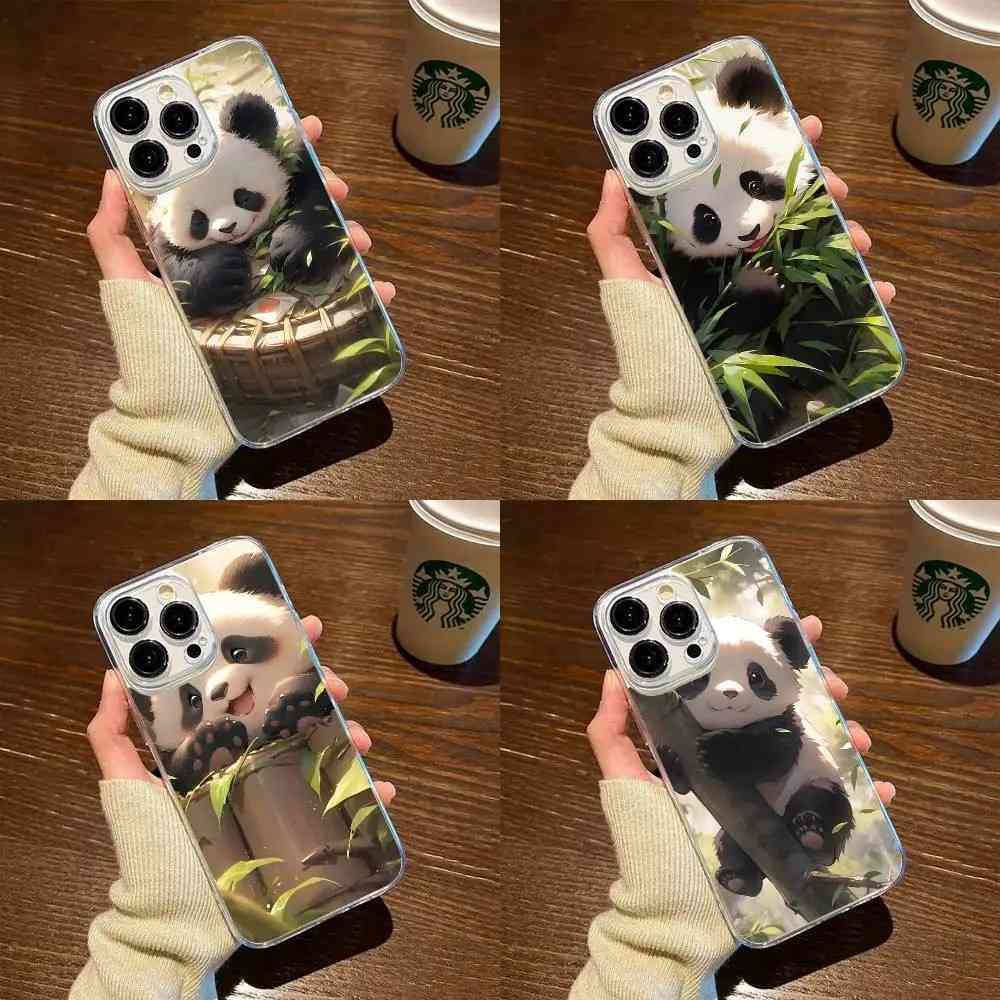 Capinha iPhone: Pandas Fofos e Relaxantes