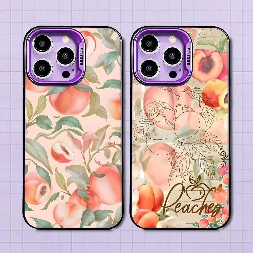 Capinha iPhone: Peach Cute – Estilo e Proteção!