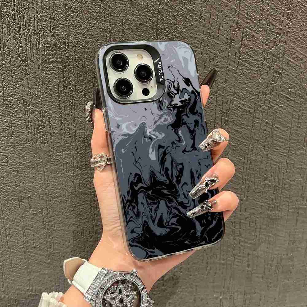Capinha iPhone: Textura Abstrata Antichoque