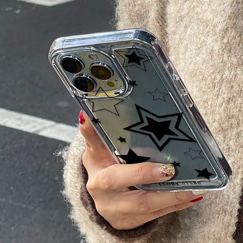 Capinha iPhone Transparente Estrelada