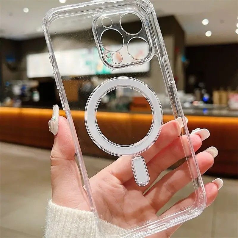 Capinha Magnética iPhone: Carregamento Sem Fio + Proteção!