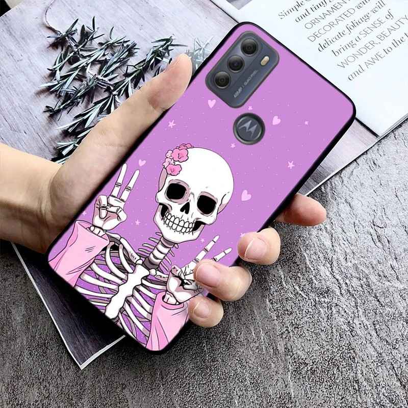 Capinha Moto G: Estilo Skeleton Art