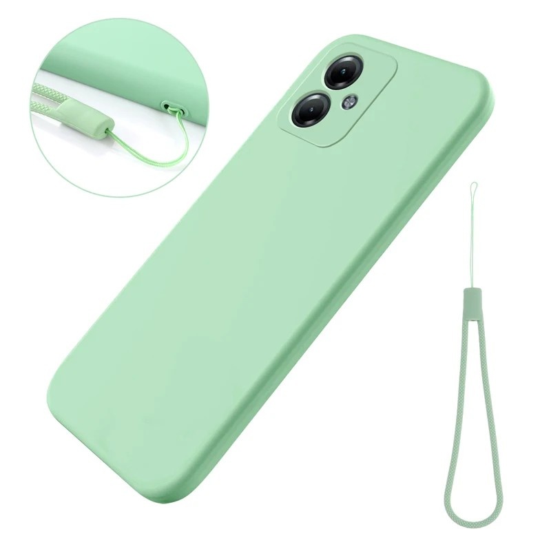 Capinha Motorola G84/G54: Silicone Premium + Alça