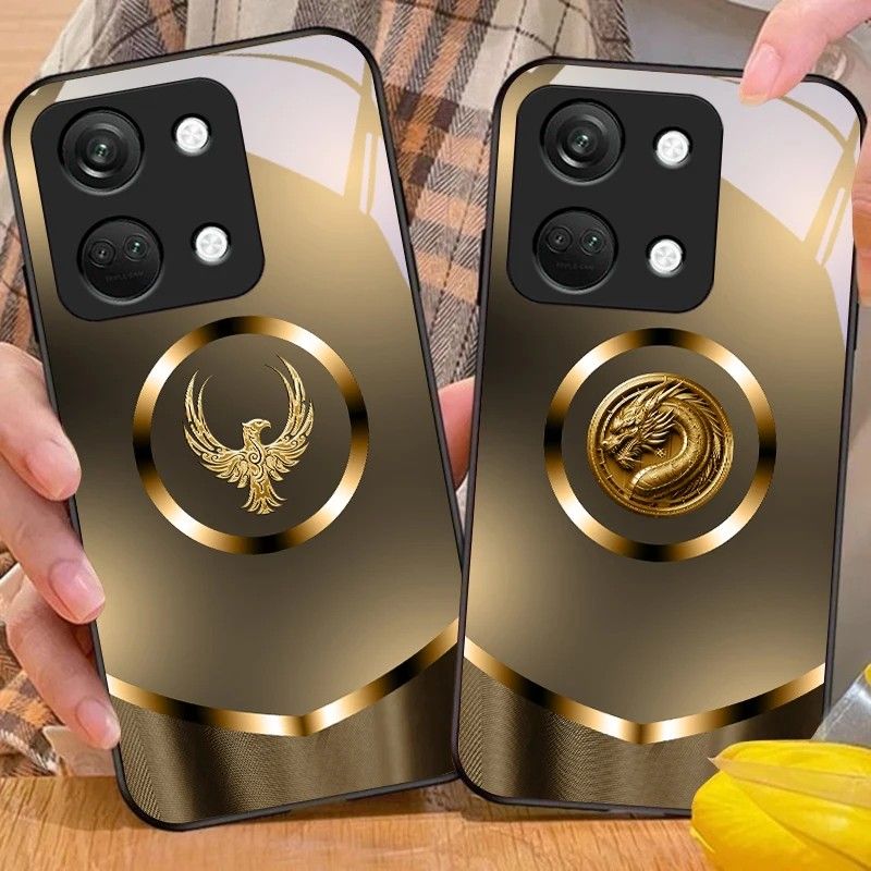 Capinha OnePlus: Dragão Dourado Gradient
