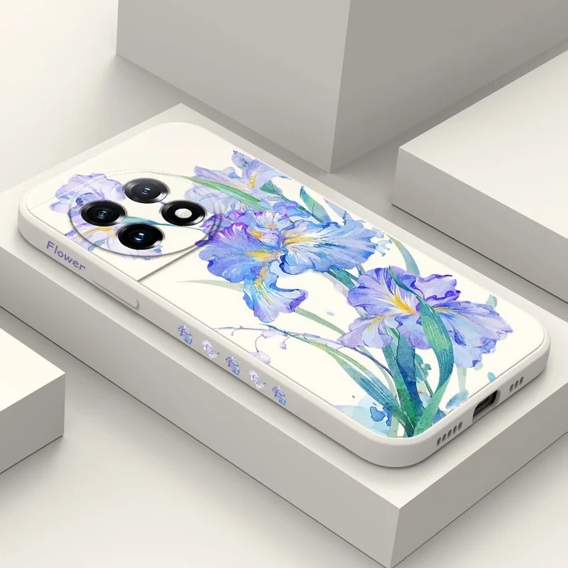 Capinha Oneplus Flores de Íris: Elegância e Proteção